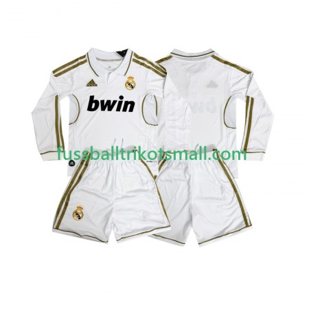 Fußballtrikots Real Madrid 2011 2012 Retro Kinder Langarm Heimtrikotsatz kaufen